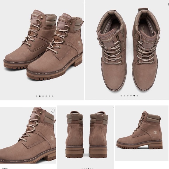 Timberland Women’s Boots NWOB Size 8 Courmayeur Valley Taupe Nubuck - Picture 12 of 12
